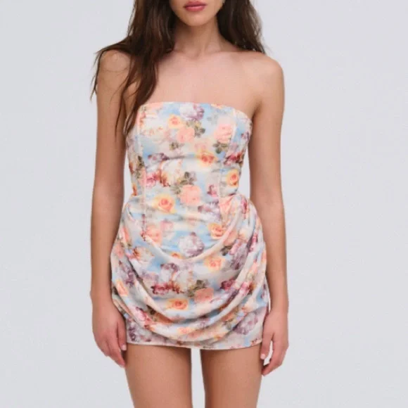For Love And Lemons | Dresses | 249 Nwt Blue For Love And Lemons Delphine  Velvet Mini Dress Sz Medium | Poshmark